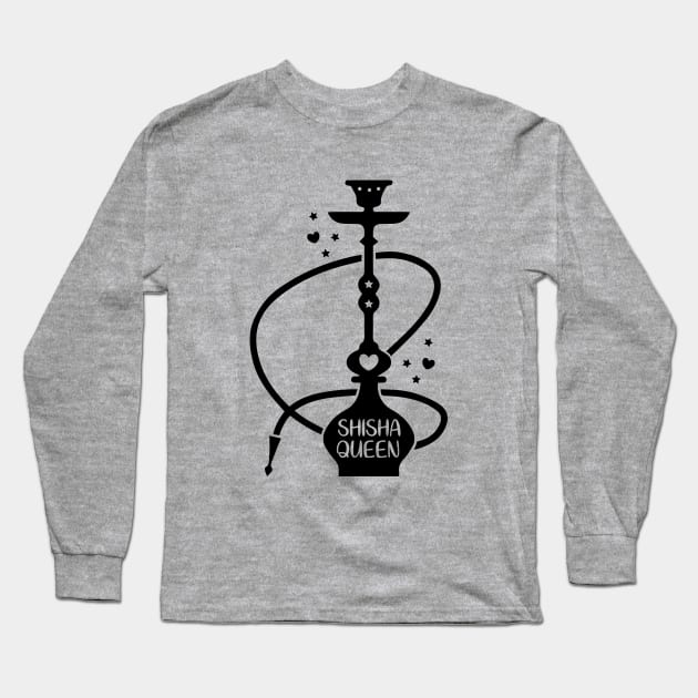 Shisha Queen Long Sleeve T-Shirt by defytees